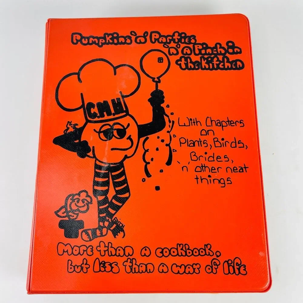 Pumpkins 'N' Parties 'N' A Pinch 1976 Cookbook Childrens Hospital Omaha NE